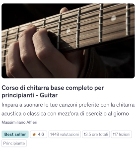 corsi di musica - chitarra base